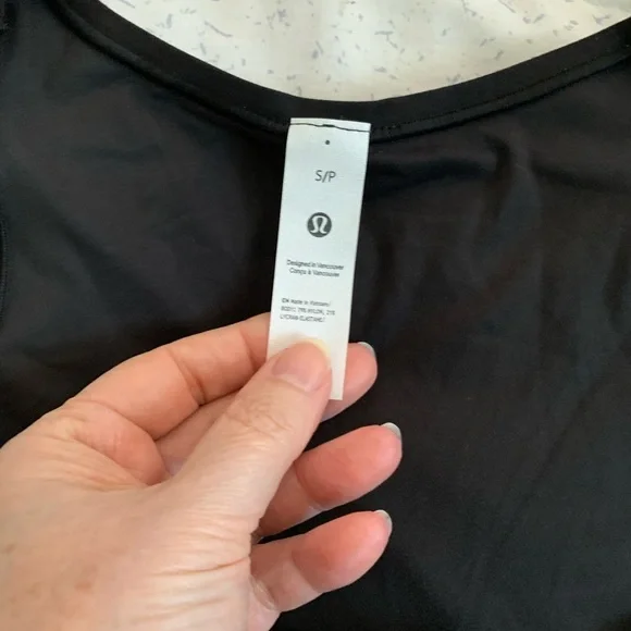 lululemon athletica Black Nulu square neck bodysuit size small NWT - Picture 5 of 9